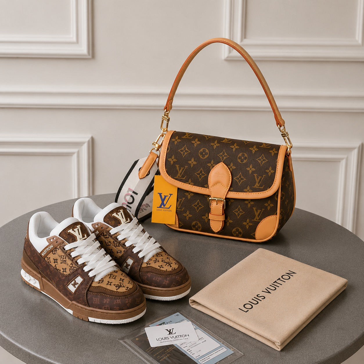 L BAG  + SHOES COMBİNE