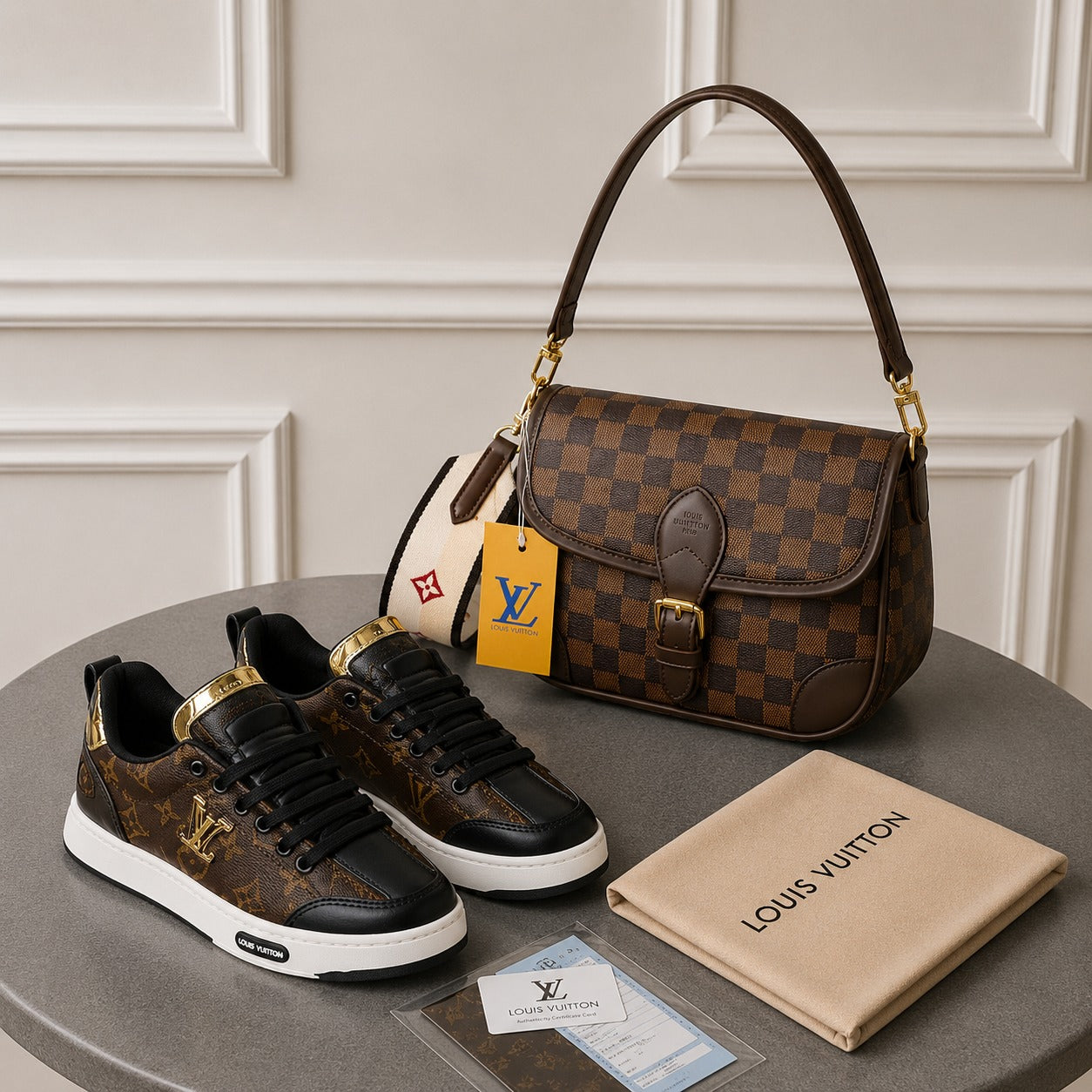 L BAG  + SHOES COMBİNE