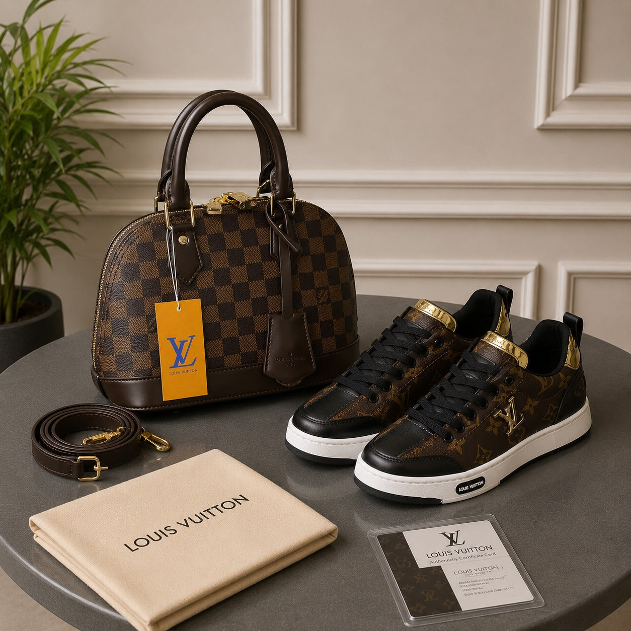 L BAG  + SHOES COMBİNE