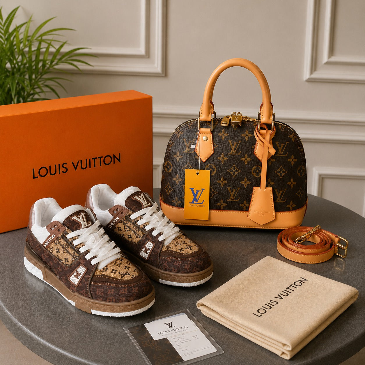 L BAG  + SHOES COMBİNE