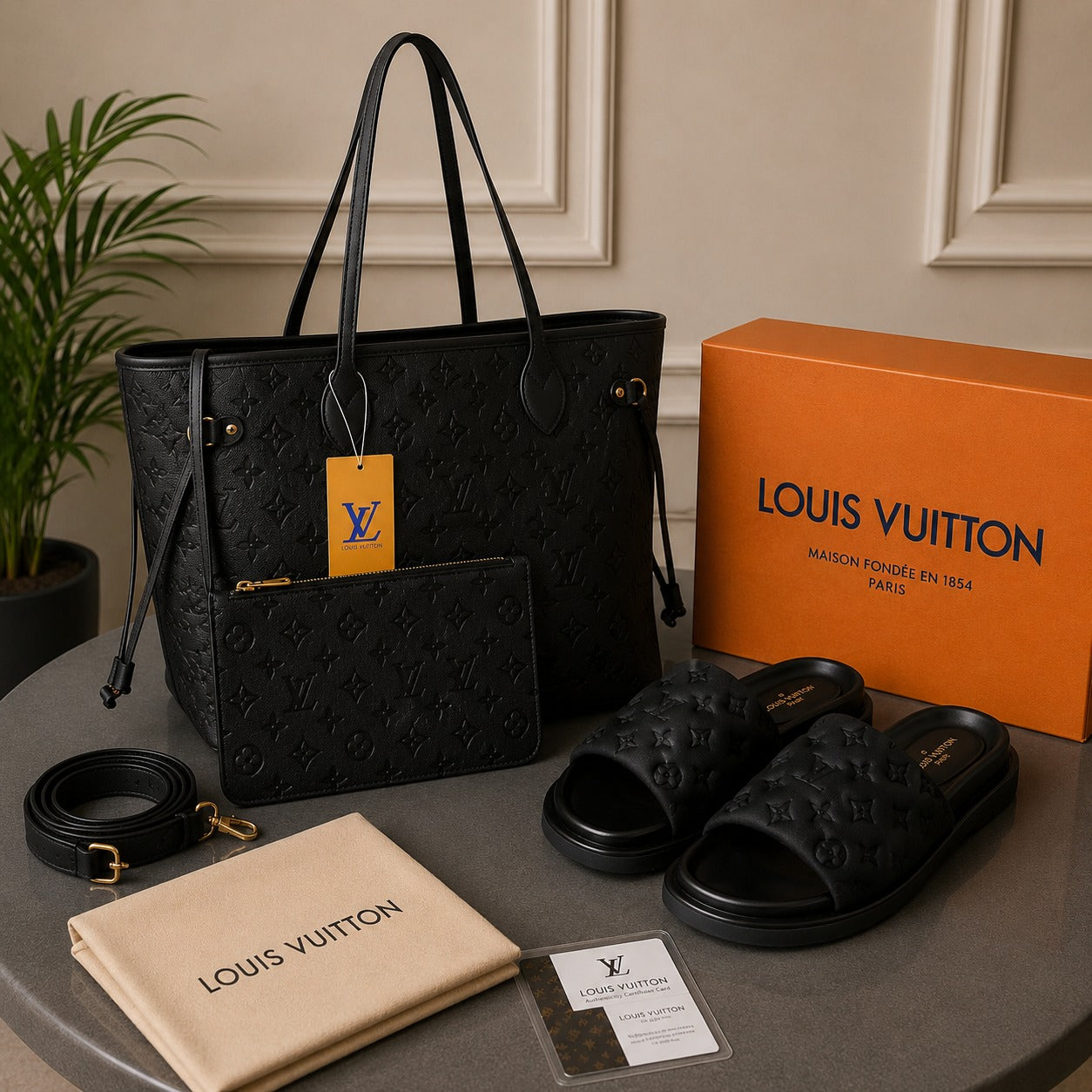L BAG  + SHOES COMBİNE