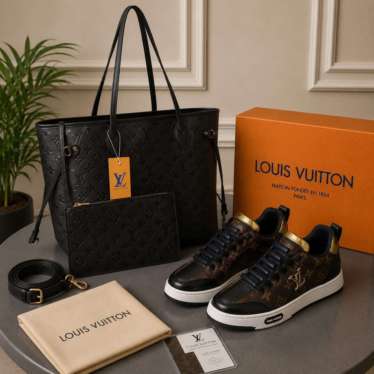 L BAG  + SHOES COMBİNE