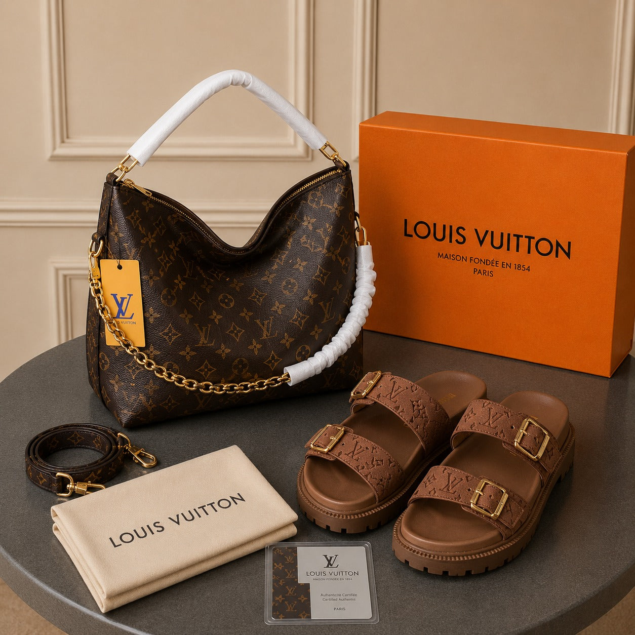 L BAG  + SHOES COMBİNE