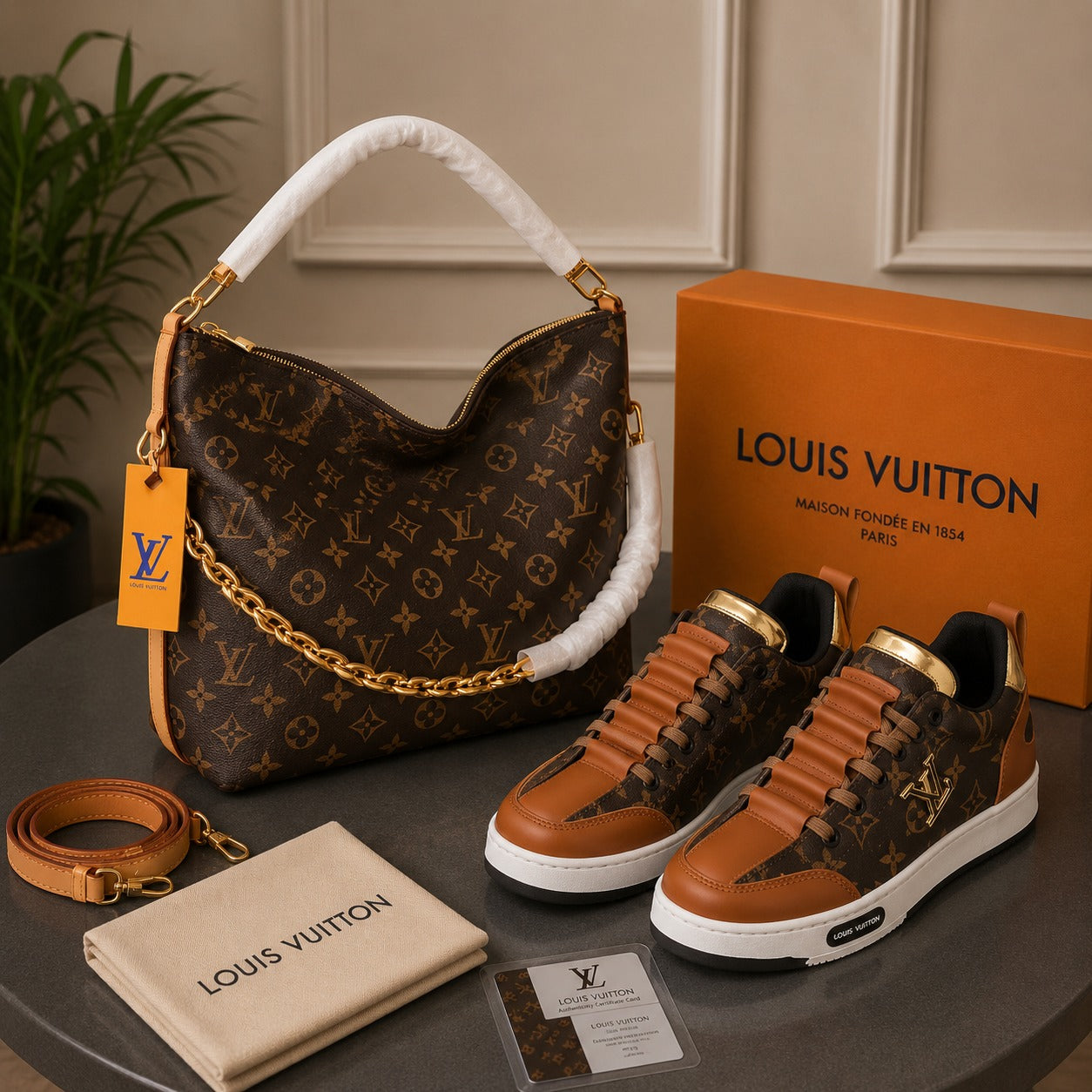 L BAG  + SHOES COMBİNE