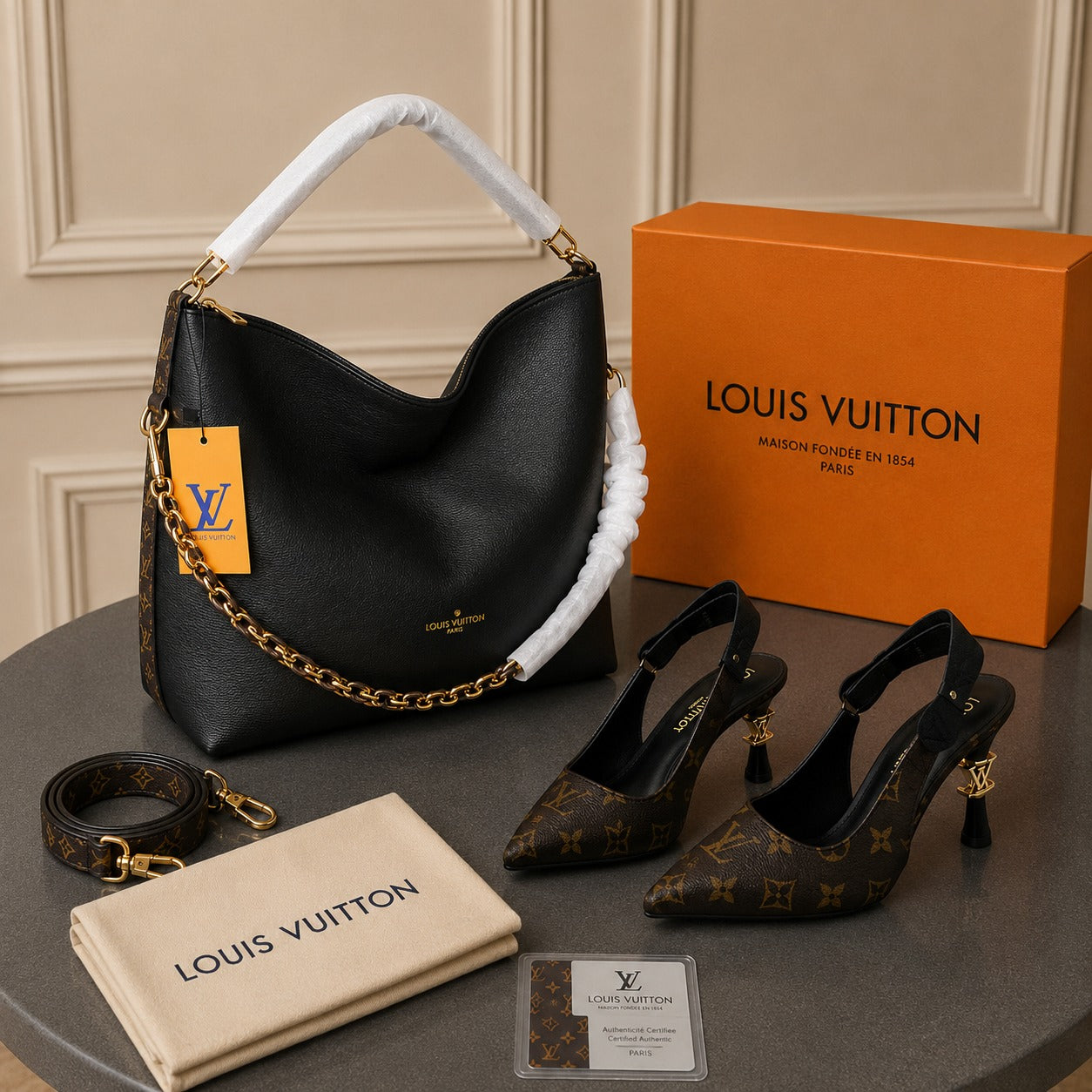 L BAG  + SHOES COMBİNE