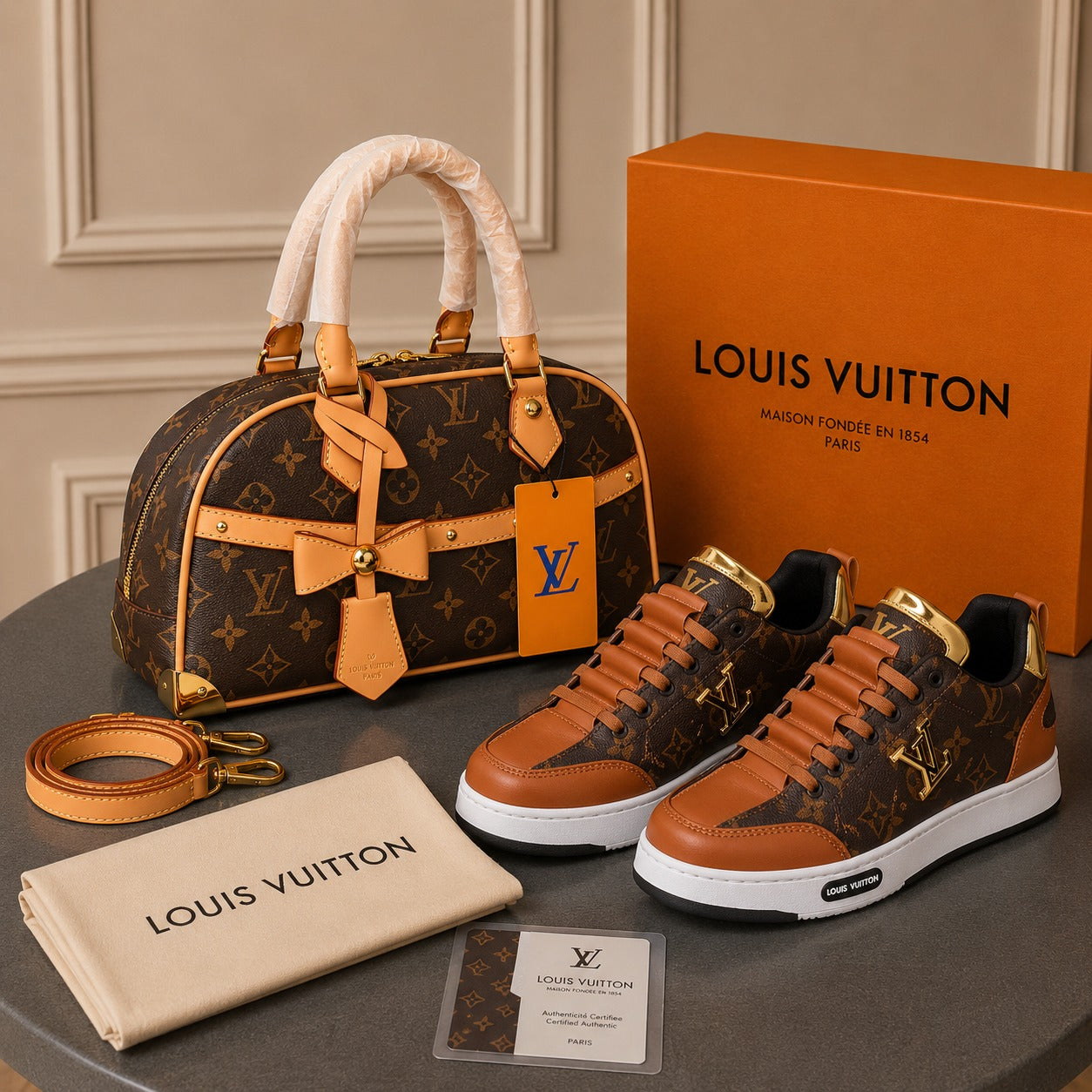 L BAG  + SHOES COMBİNE