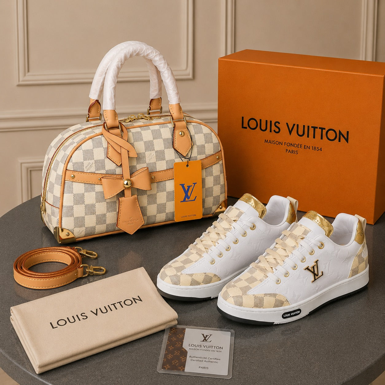 L BAG  + SHOES COMBİNE