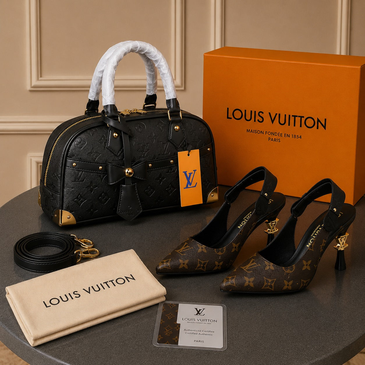 L BAG  + SHOES COMBİNE