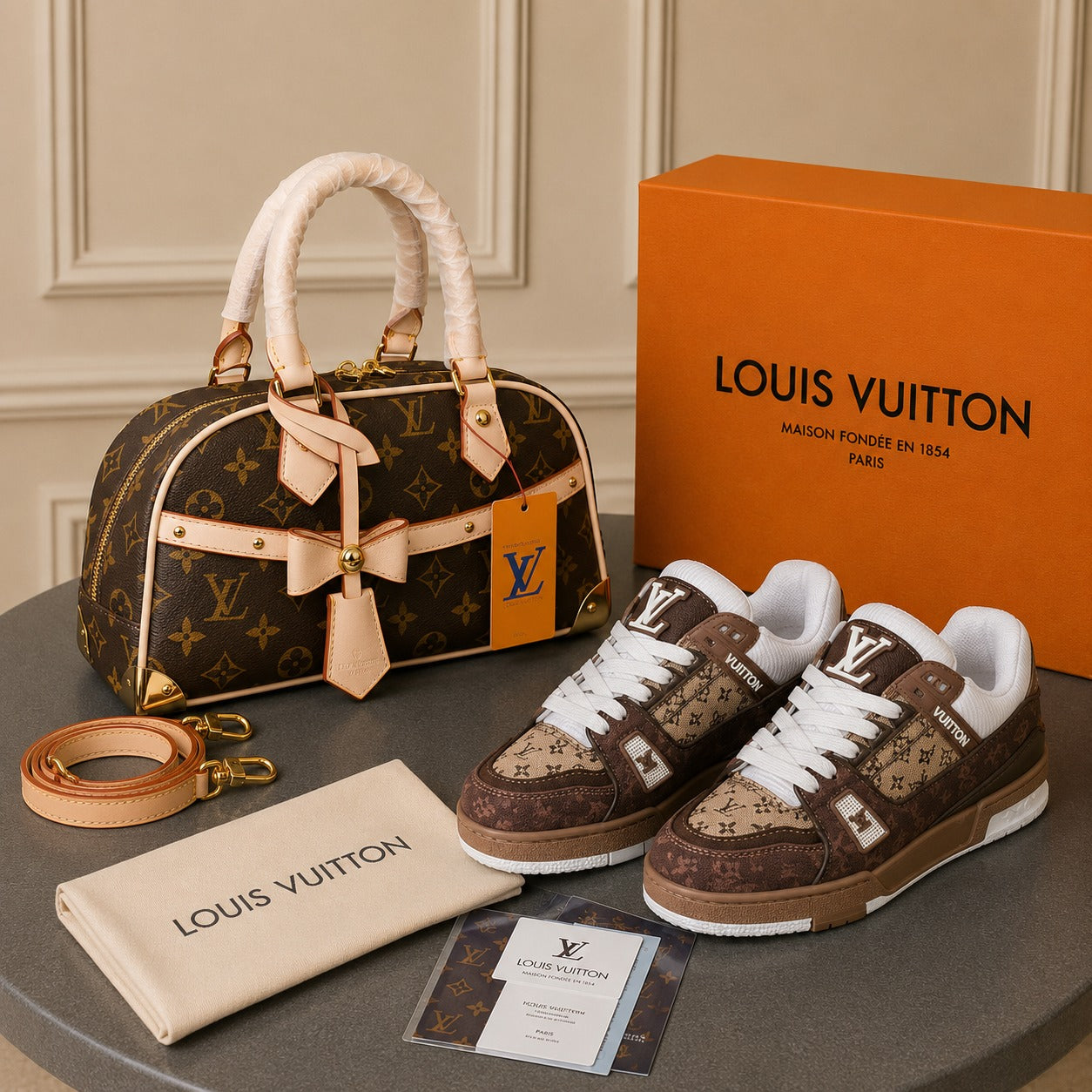 L BAG  + SHOES COMBİNE