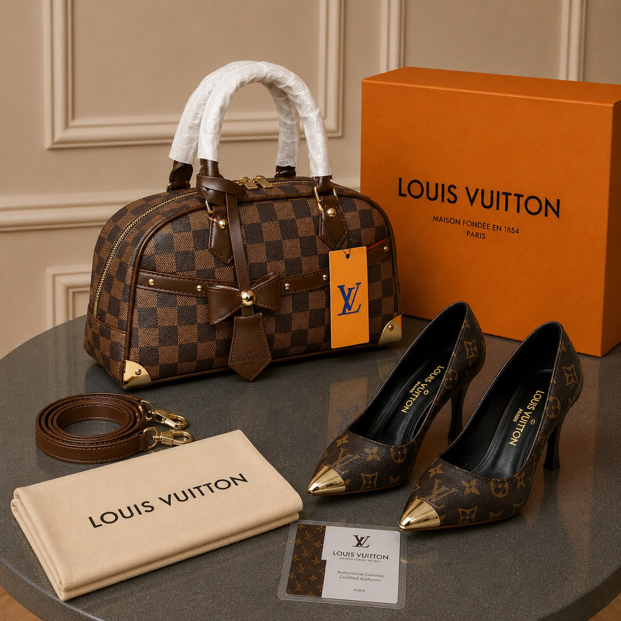 L BAG  + SHOES COMBİNE