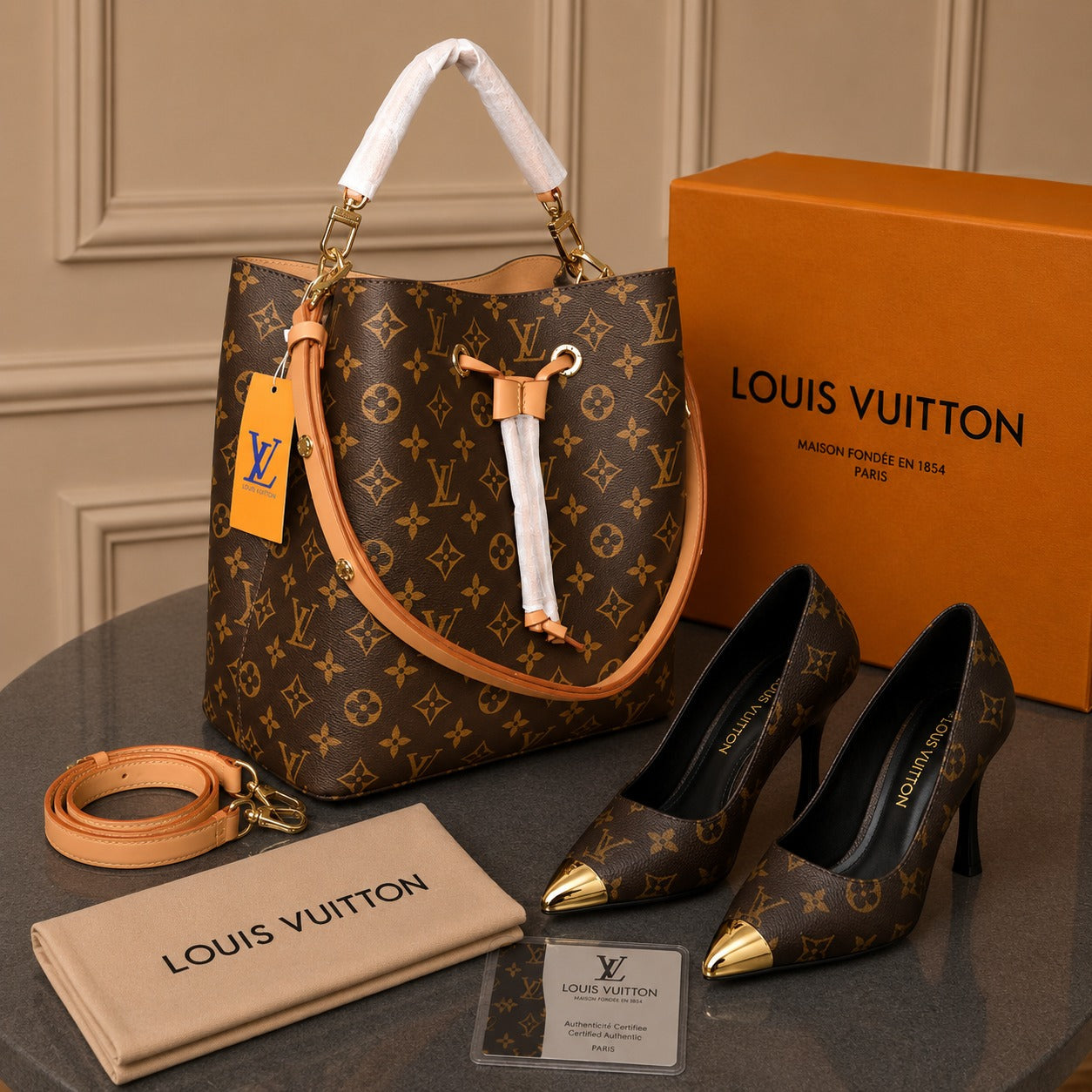 L BAG  + SHOES COMBİNE