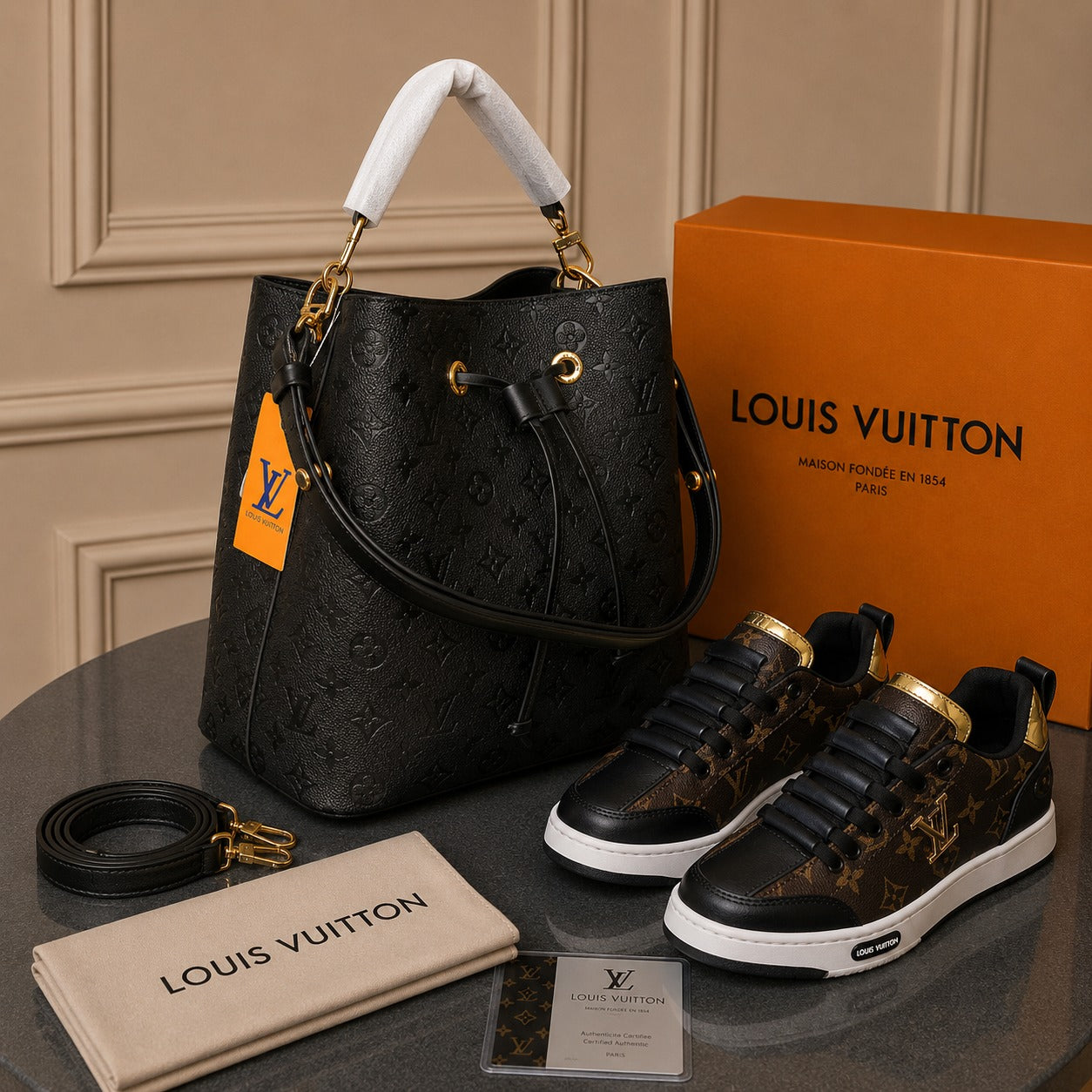 L BAG  + SHOES COMBİNE