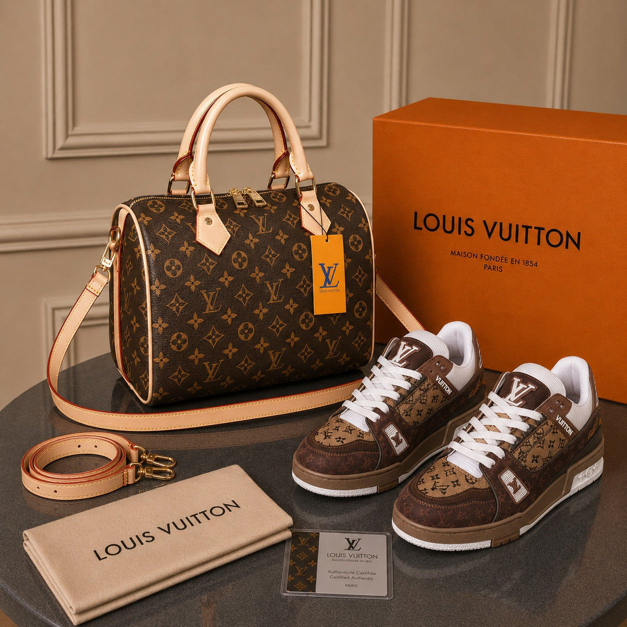 L BAG  + SHOES COMBİNE