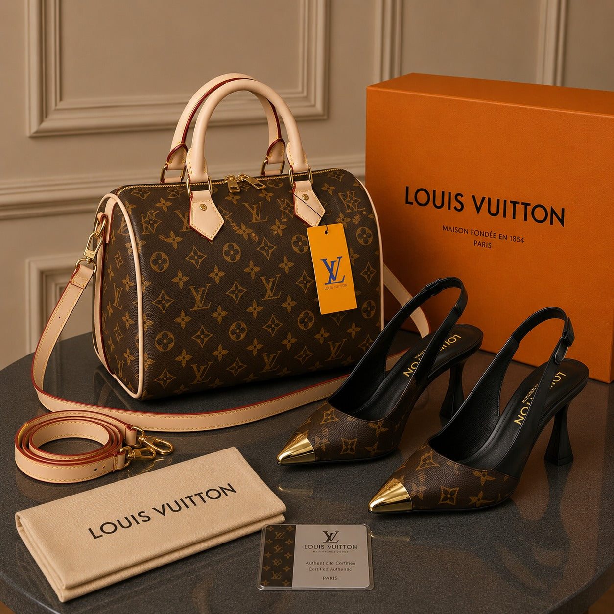 L BAG  + SHOES COMBİNE