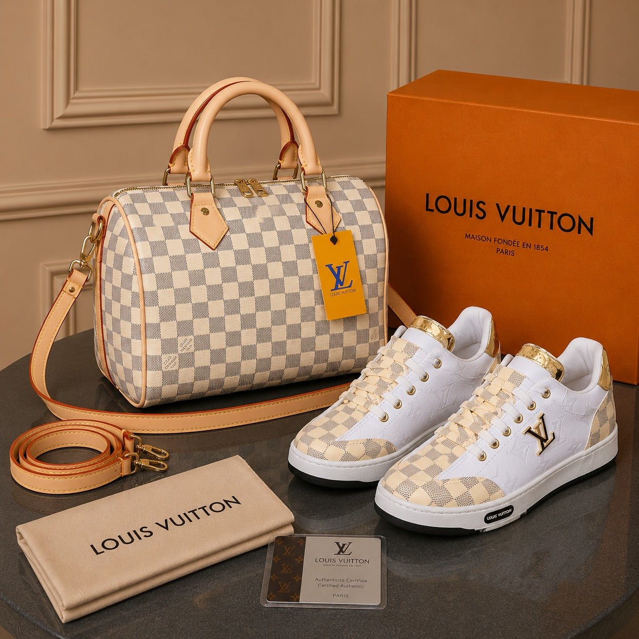 L BAG  + SHOES COMBİNE