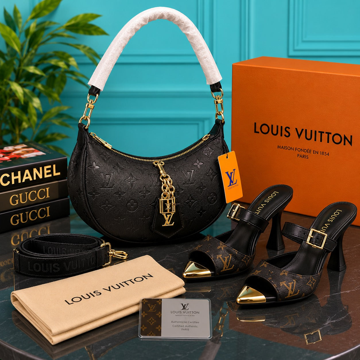L BAG  + SHOES COMBİNE
