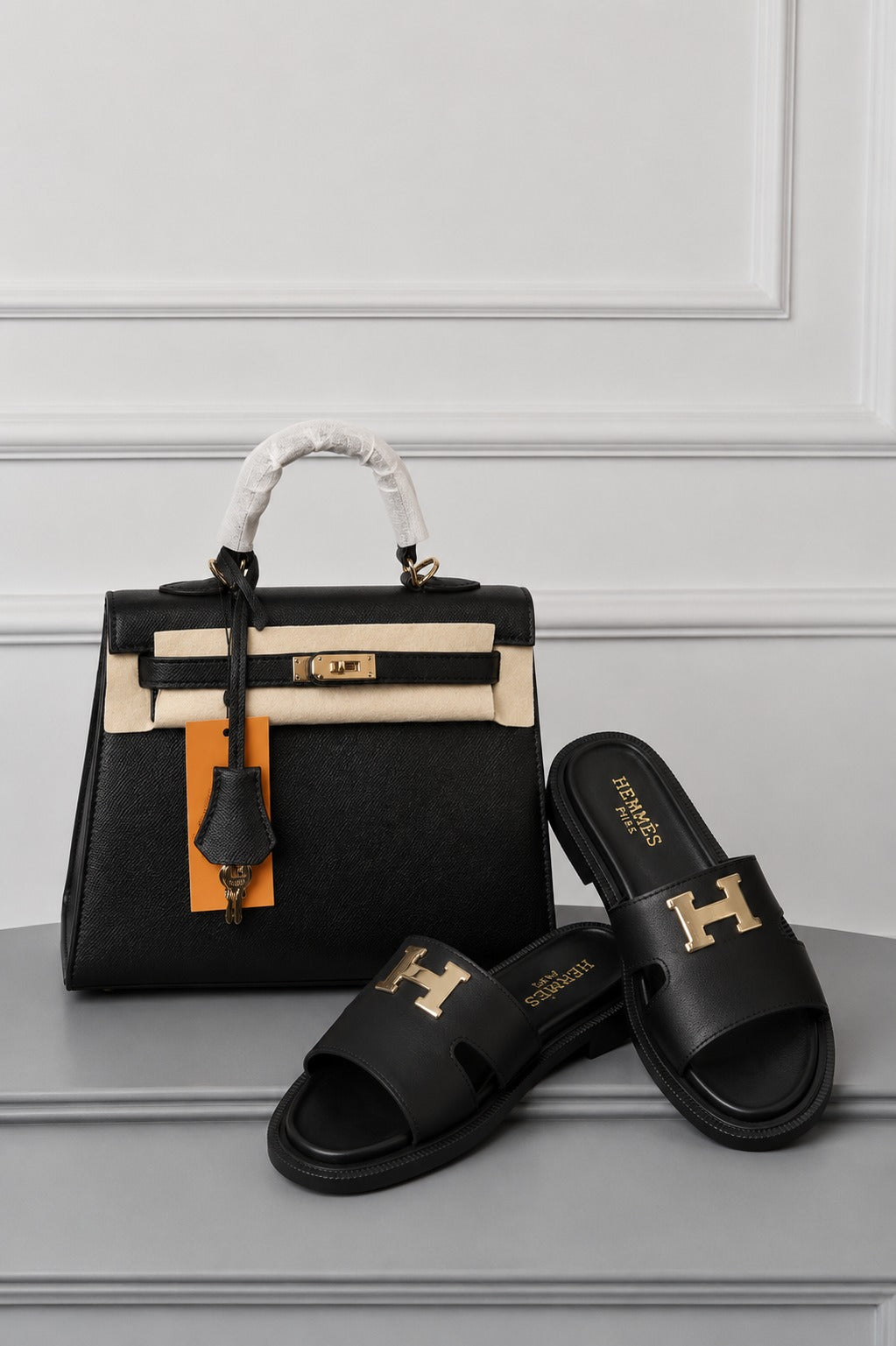 HMS  BAG  + SHOES KELLY 25 COMBİNE