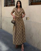 Javquard Gabardine 2 Pieces Set