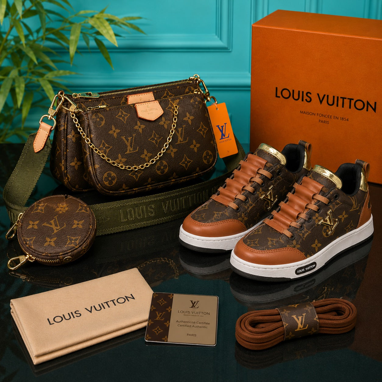L BAG  + SHOES COMBİNE