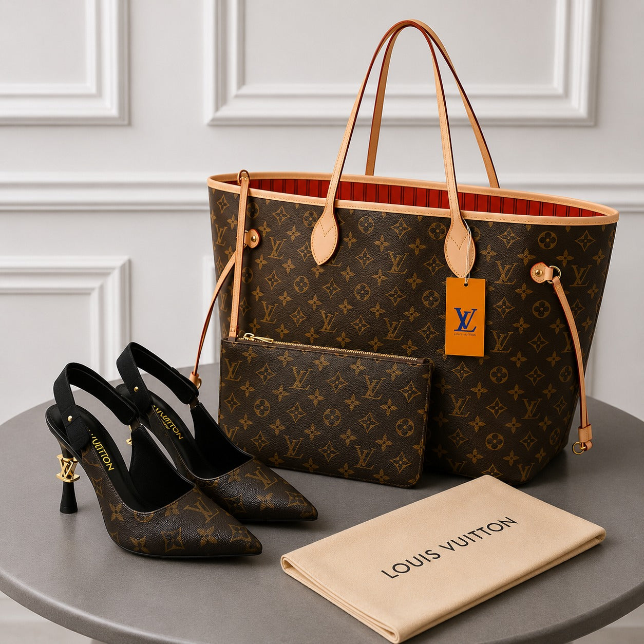L BAG  + SHOES COMBİNE