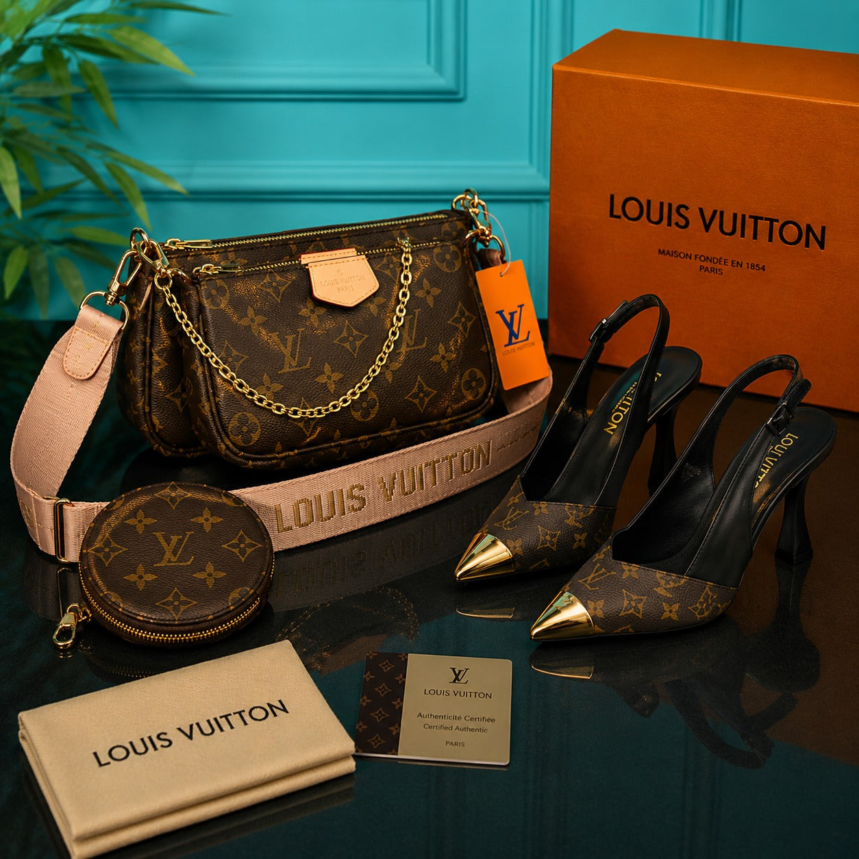 L BAG  + SHOES COMBİNE